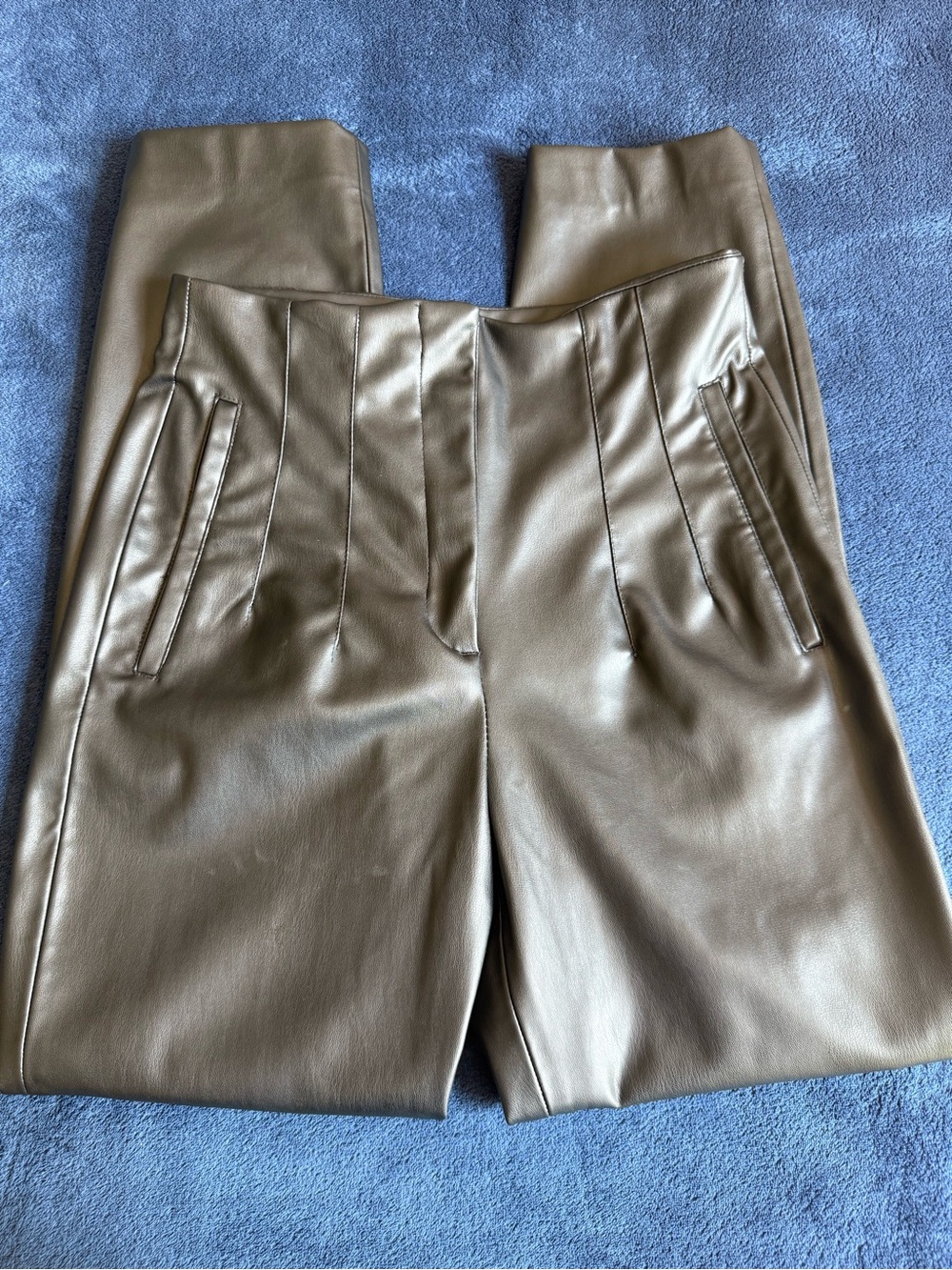Zara Faux Leather Pants